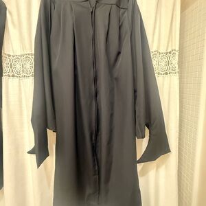 Oak Hall GreenWeaver Black Masters Graduation Gown